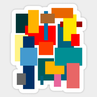 Color Blocks No. 1 Sticker